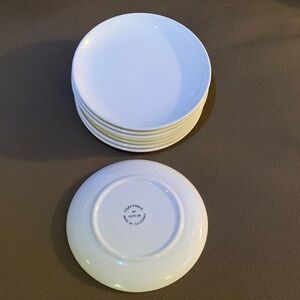 Poppytrail by Metlox set of 8 salad/dessert plates 
Cream color